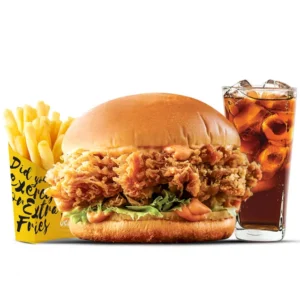 Crispy Chicken Burger Combo