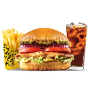 Grilled Chicken Burger Combo